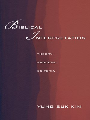 cover image of Biblical Interpretation